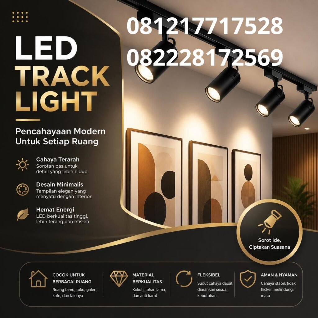 Harga Lampu LED Track Light