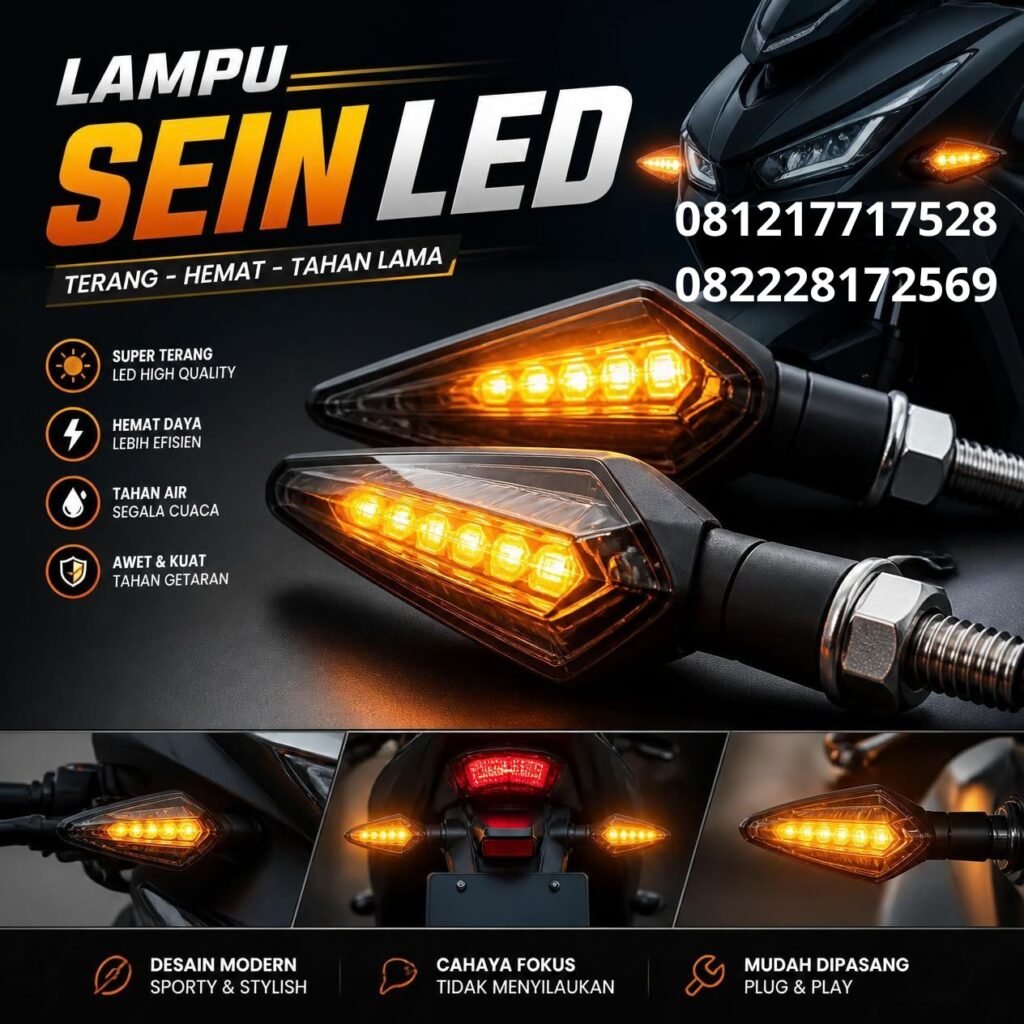 Harga lampu sein motor LED