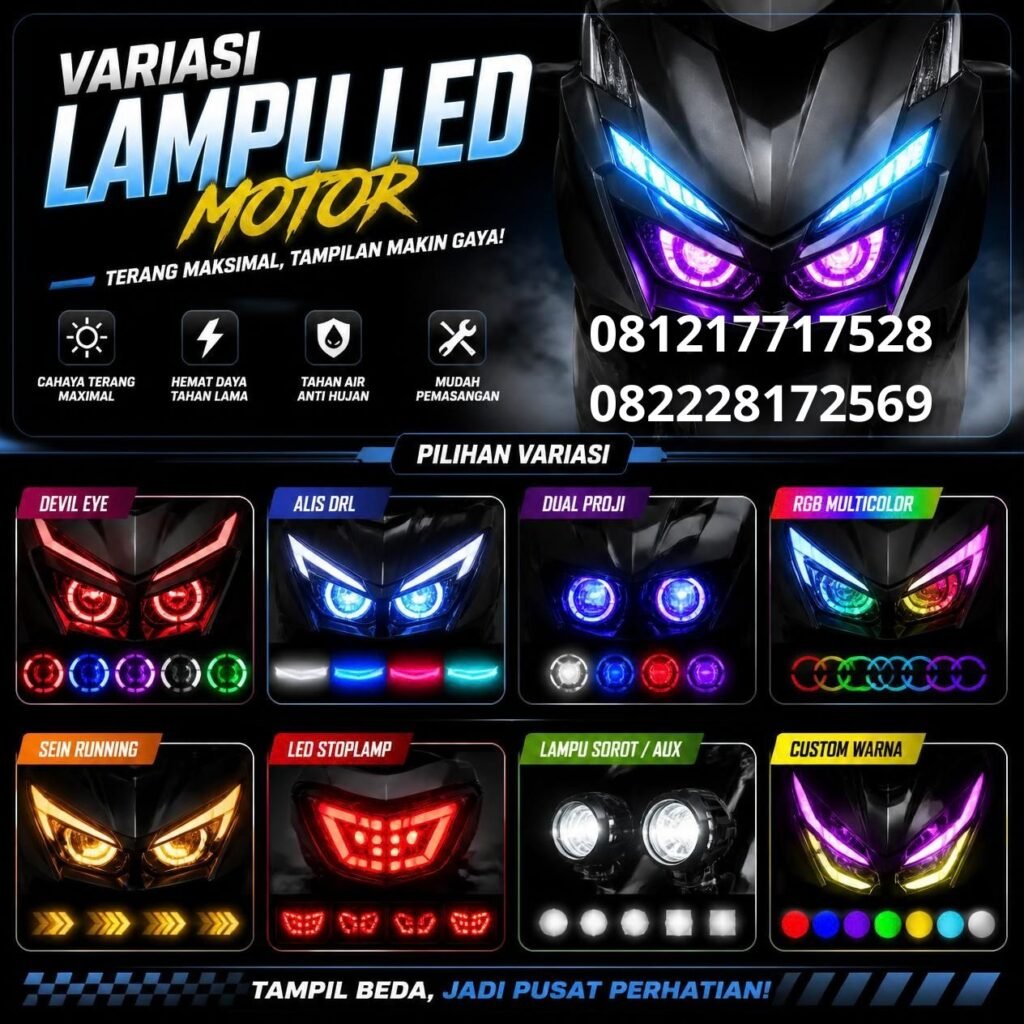 Jual Lampu LED Motor