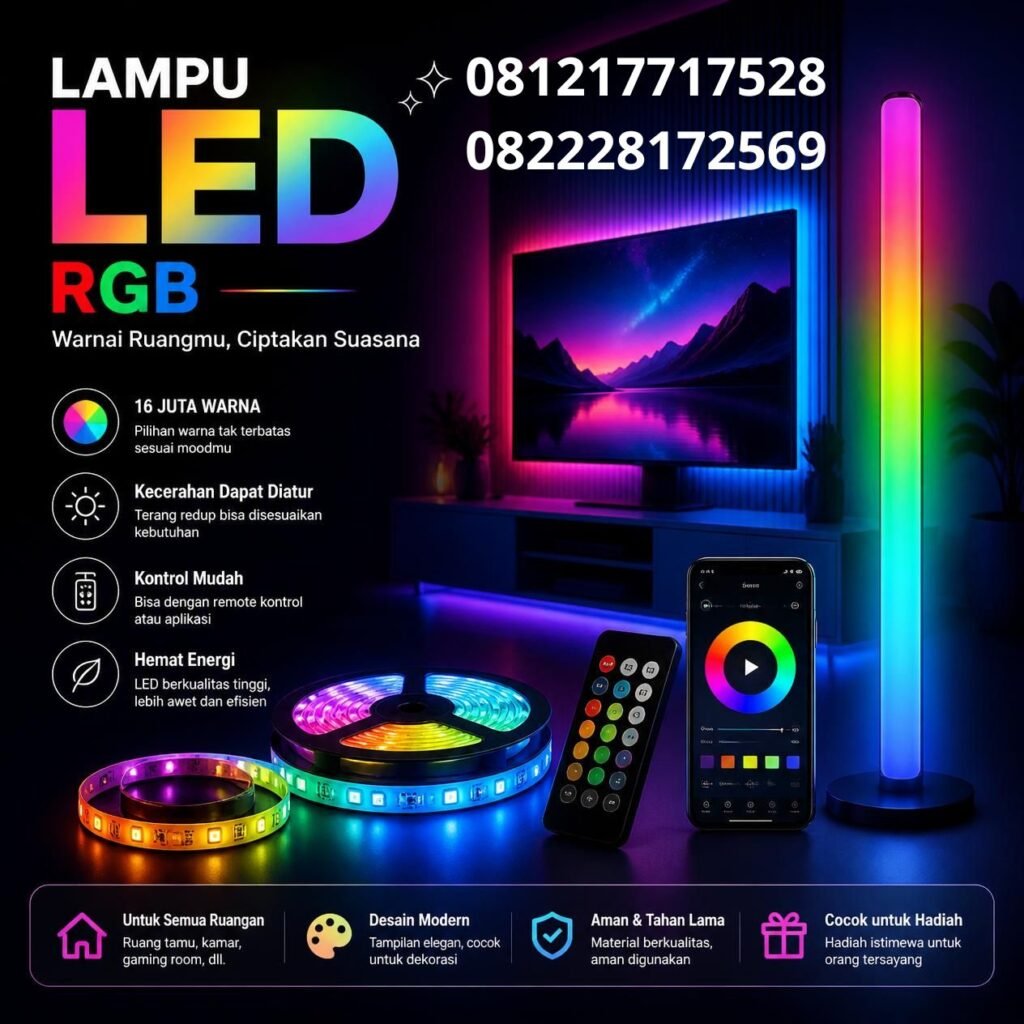 Jual Lampu LED RGB