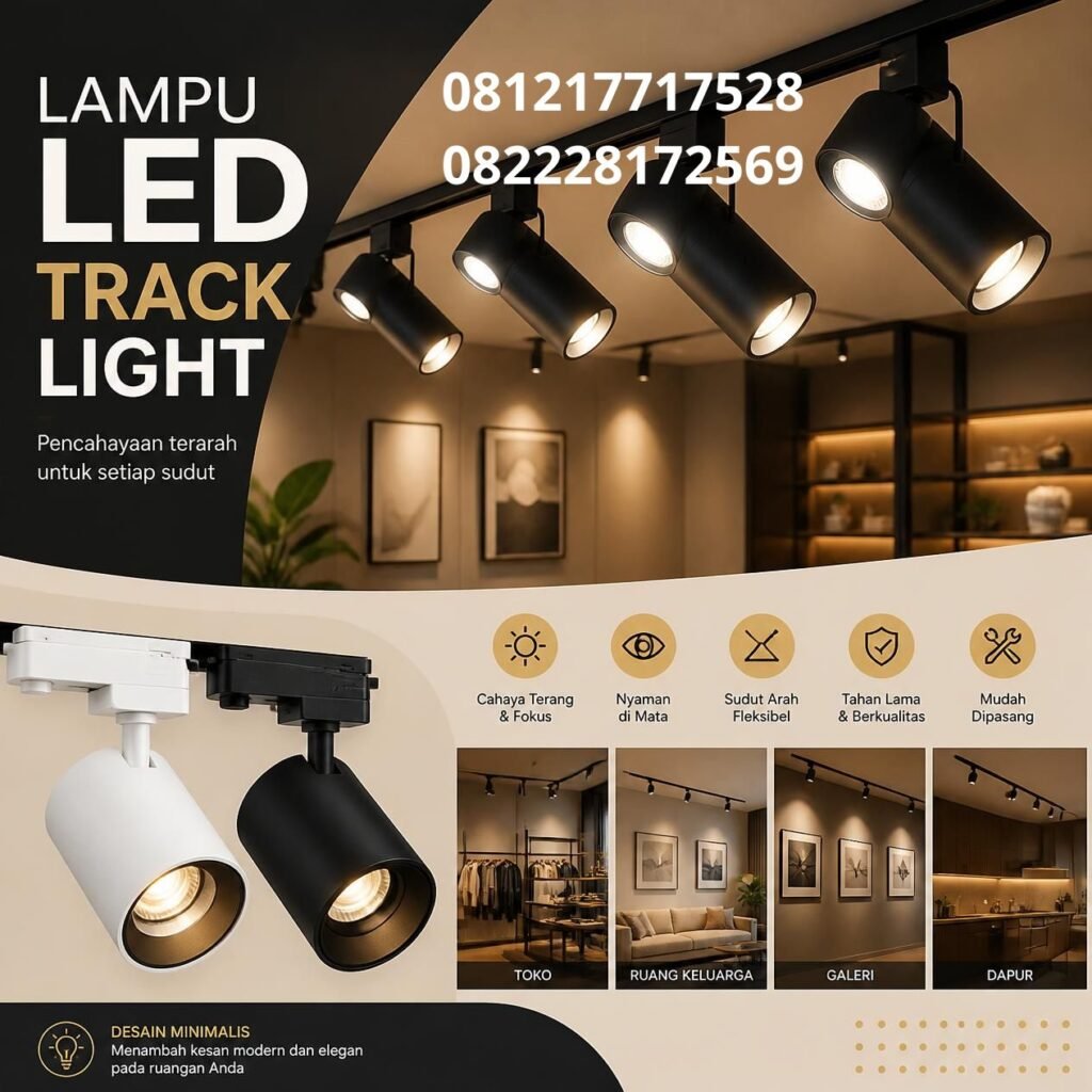 Jual Lampu LED Track Light