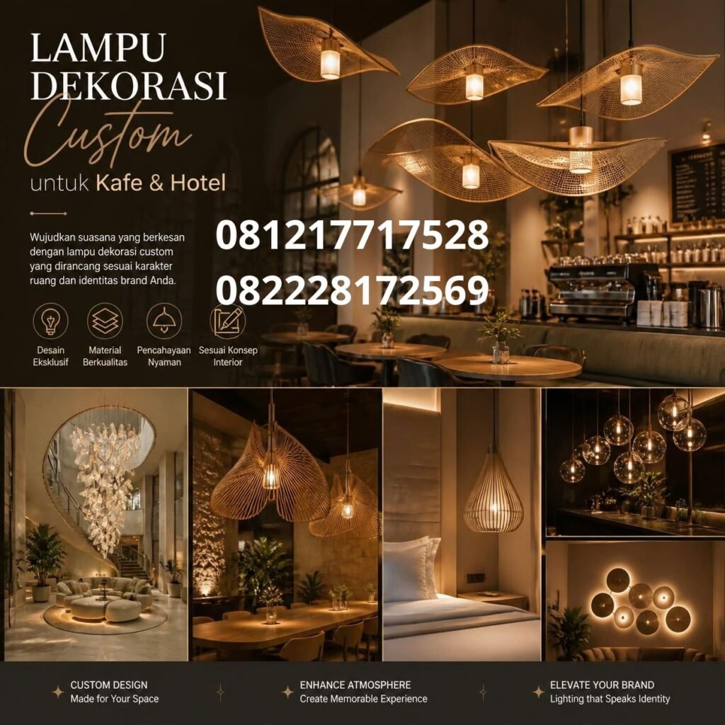 Lampu Custom Restoran Dan Kafe