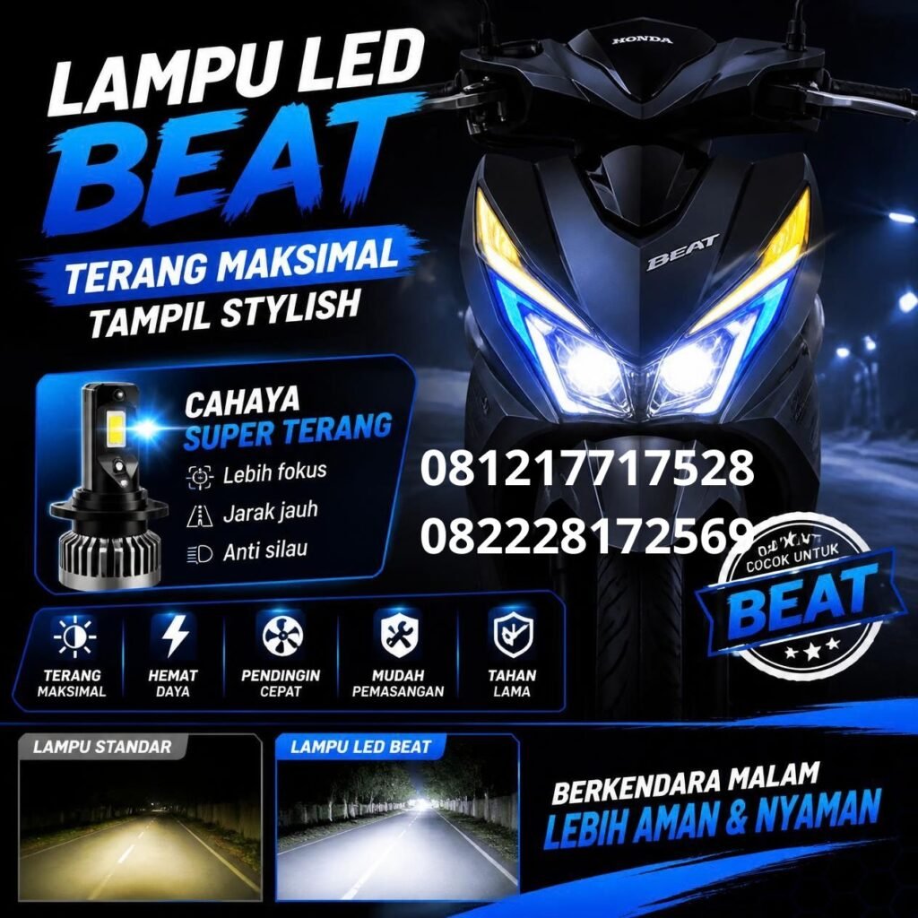 Lampu LED Beat terang dan awet