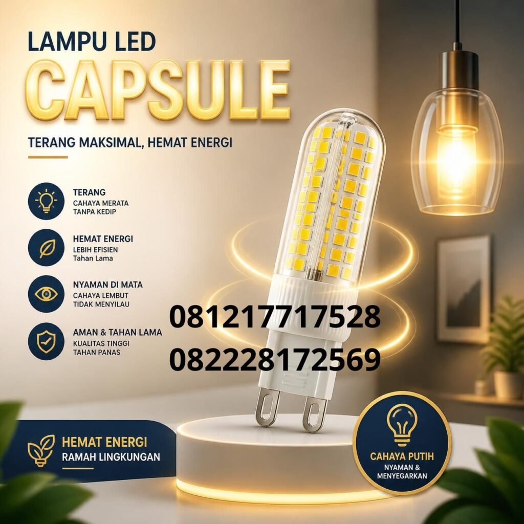 Lampu LED Capsule untuk Rumah