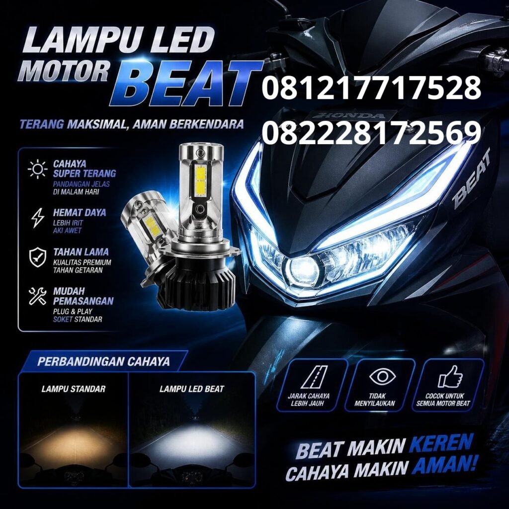 Lampu LED Honda Beat terbaik