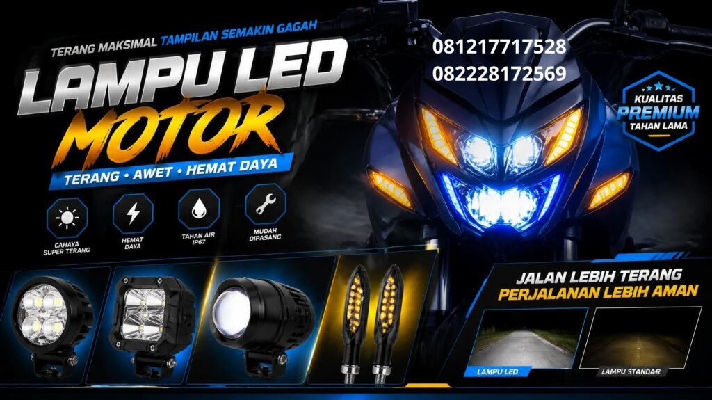Lampu LED Motor
