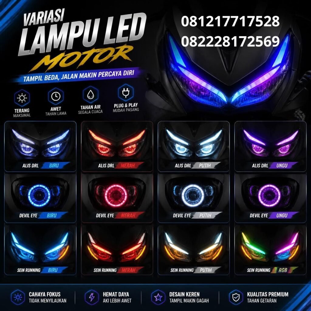 Lampu LED Motor Custom