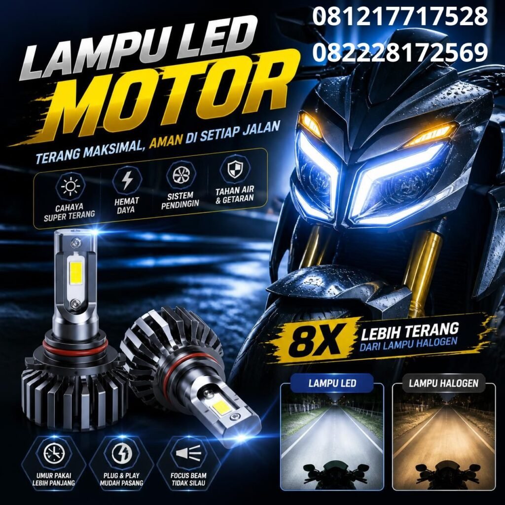 Lampu LED Motor Hemat Energi