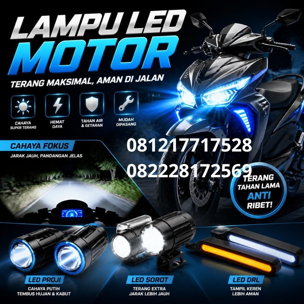 Lampu LED Motor Terang (2)