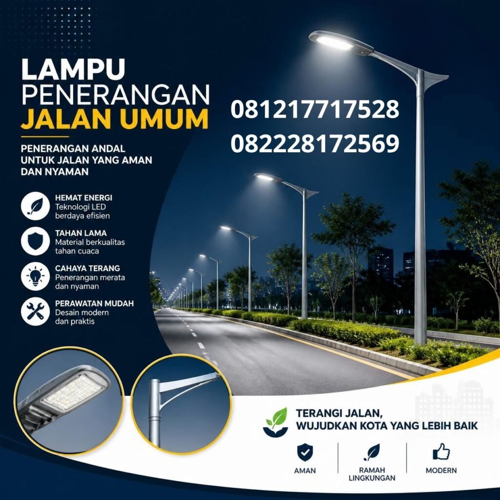 Lampu PJU LED hemat energi