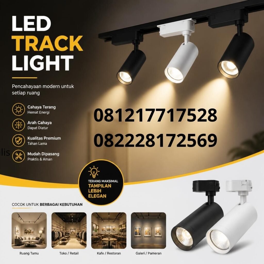 Lampu Track Light LED Minimalis