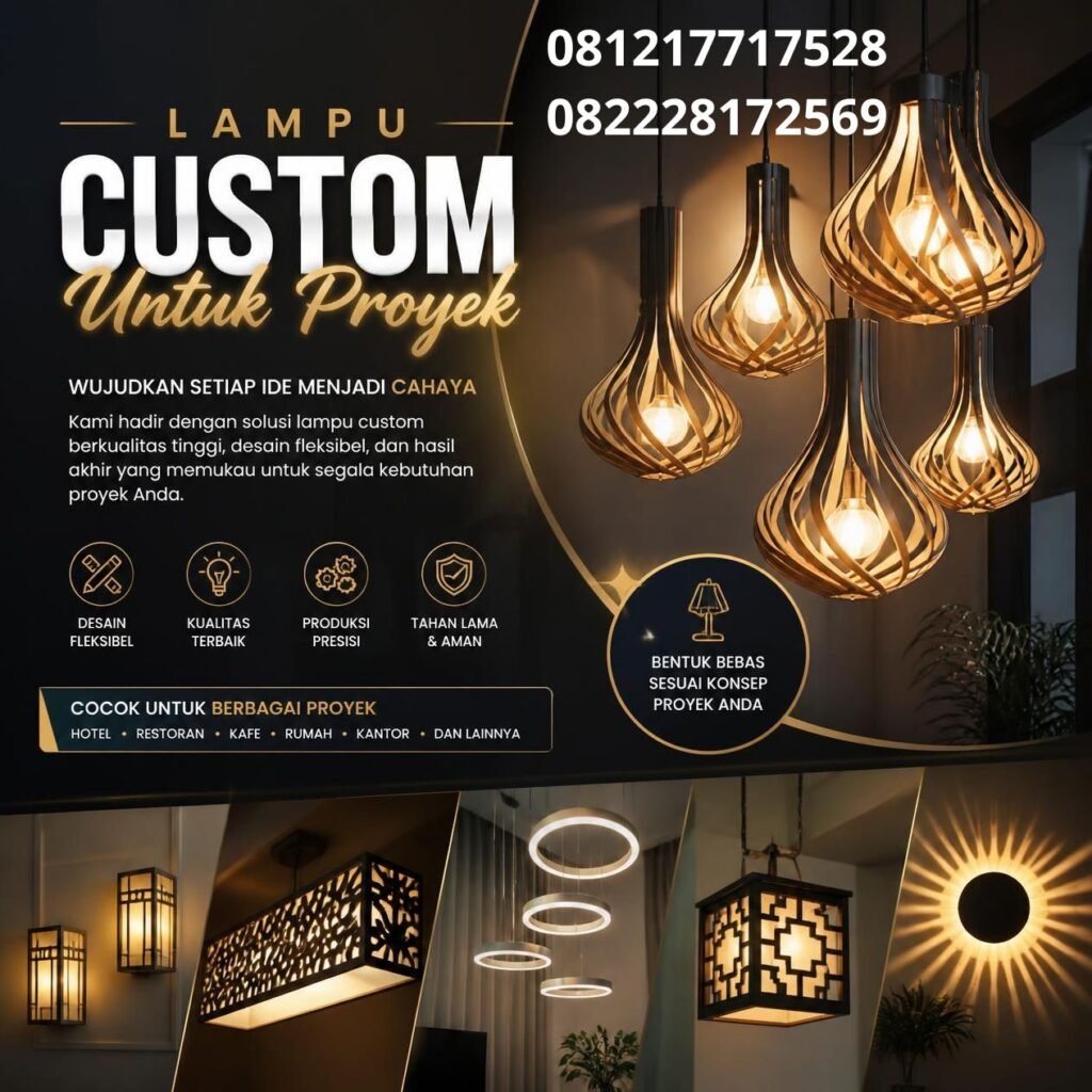 Lampu custom proyek