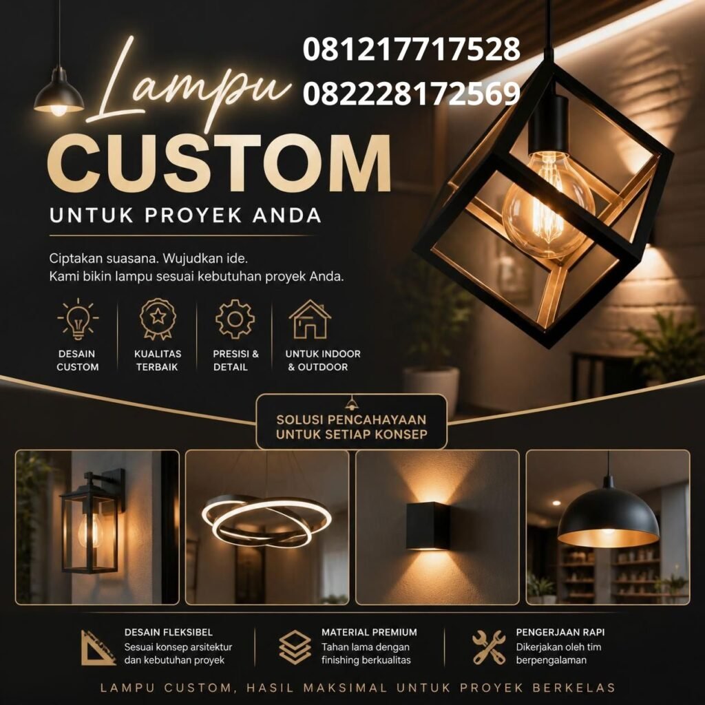 Lampu custom untuk proyek (1)