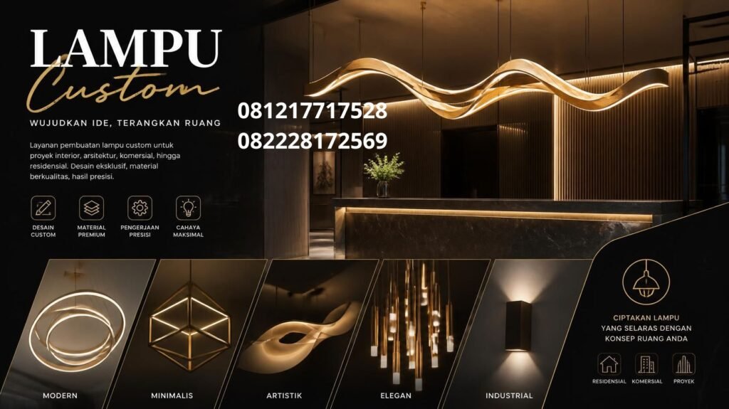 Lampu custom untuk proyek