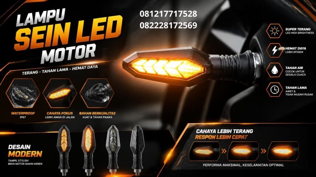 Lampu sein motor LED