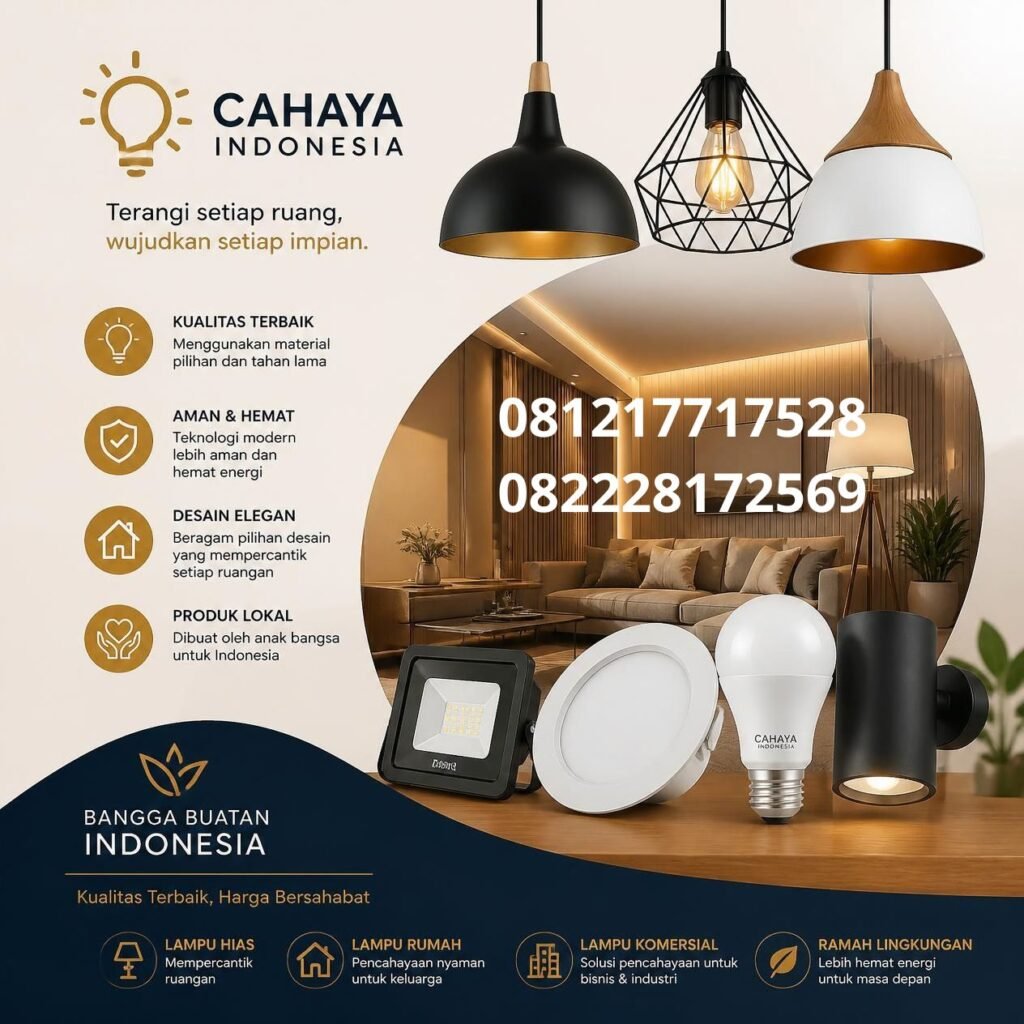 Pabrik lampu lokal Indonesia