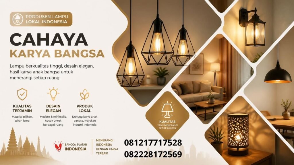 Produsen lampu lokal Indonesia